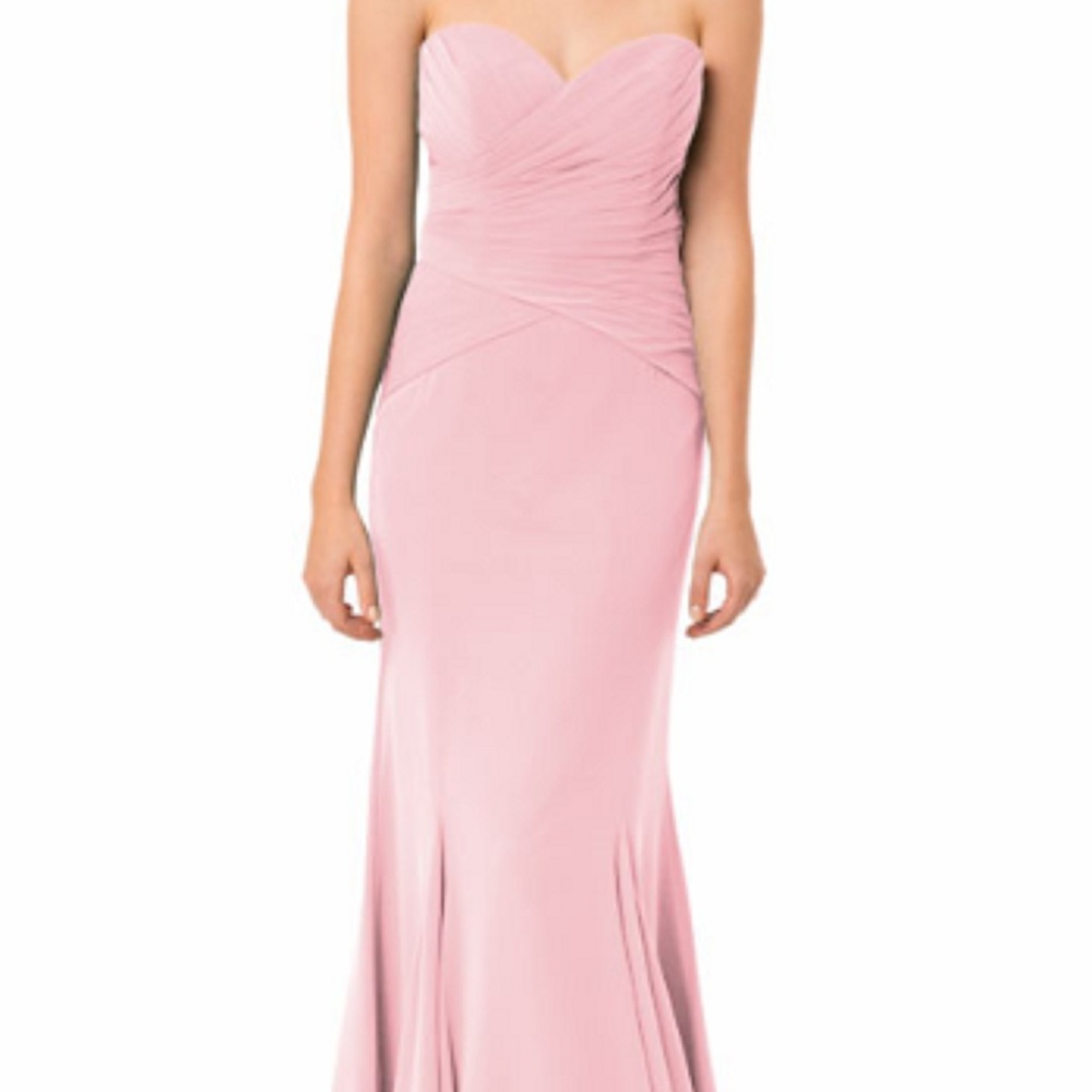 Pink Strapless long dress - wedding/prom gown